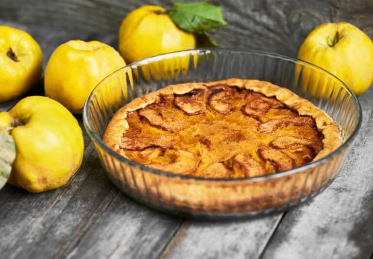 Rezept für einen saftigen Quittenkuchen